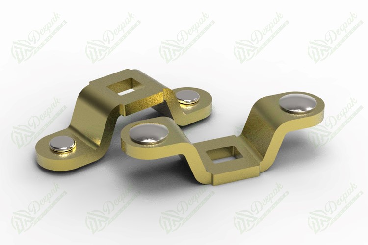 Brass Riveted U Bend